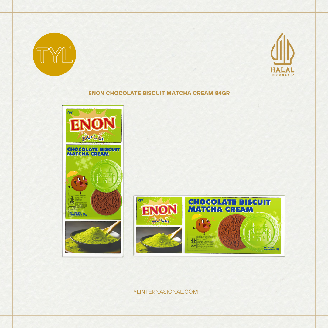 ENON Chocolate Biscuit Matcha Cream 84GR
