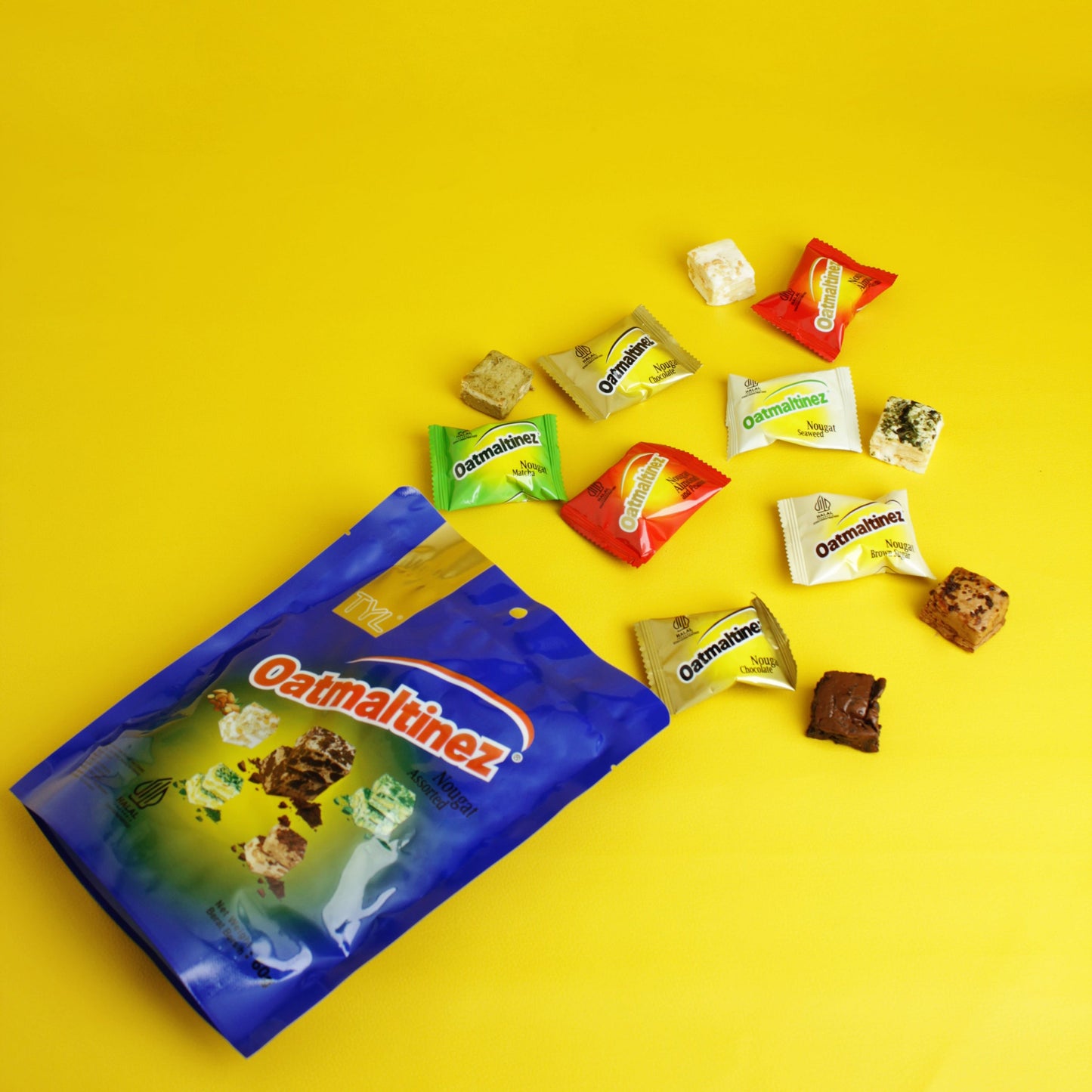 TYL Oatmaltinez Nougat Assorted 80gr