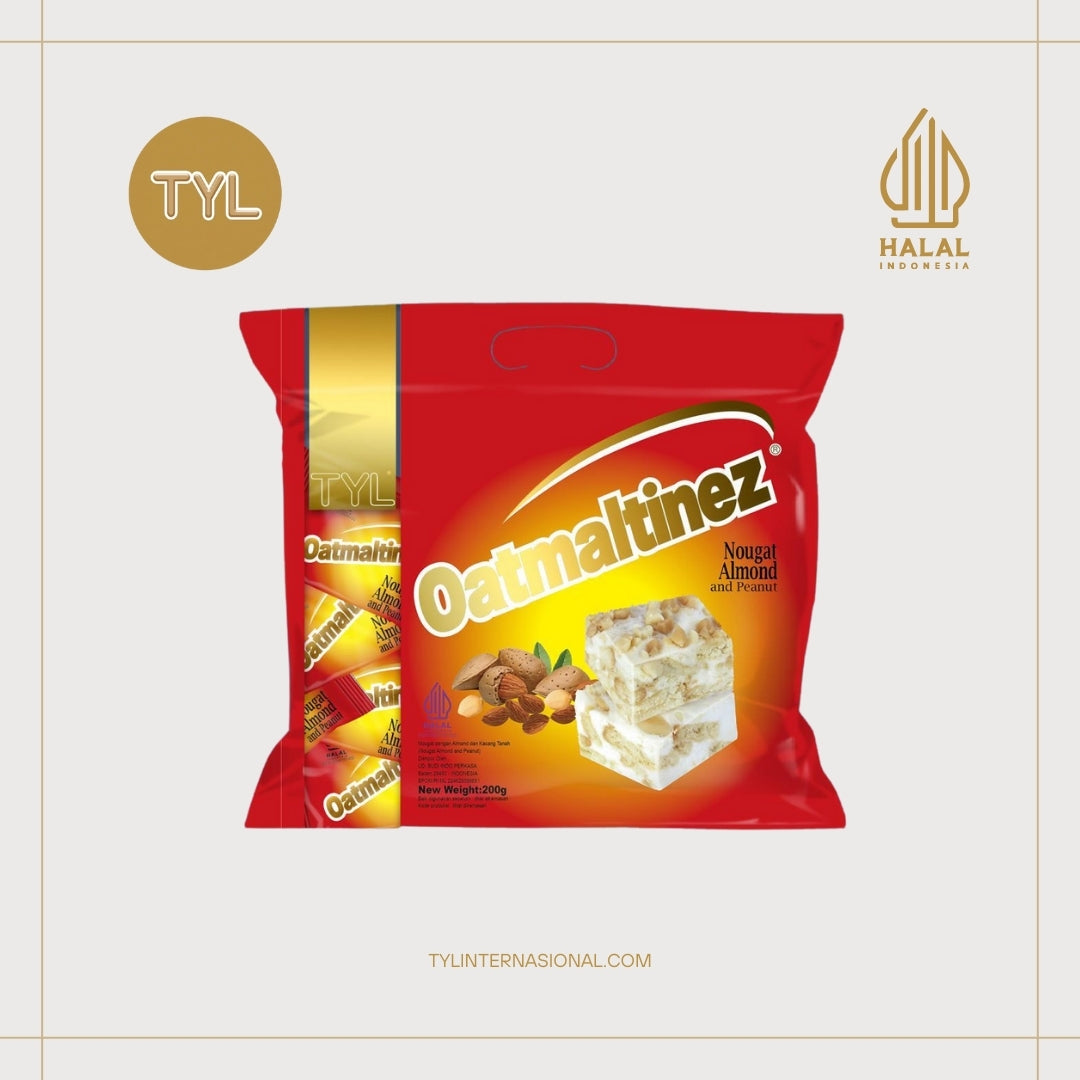 TYL Oatmaltinez Nougat Almond & Nuts 200gr