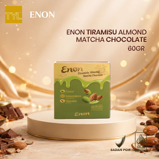 ENON Tiramisu Almond Matcha Chocolate 60GR