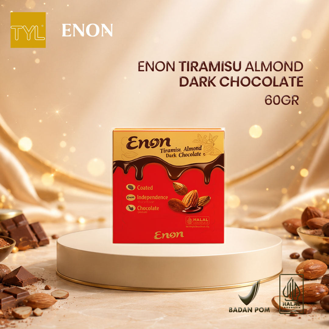 ENON Tiramisu Almond Dark Chocolate 60GR