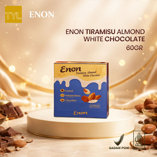 ENON Tiramisu Almond White Chocolate 60GR