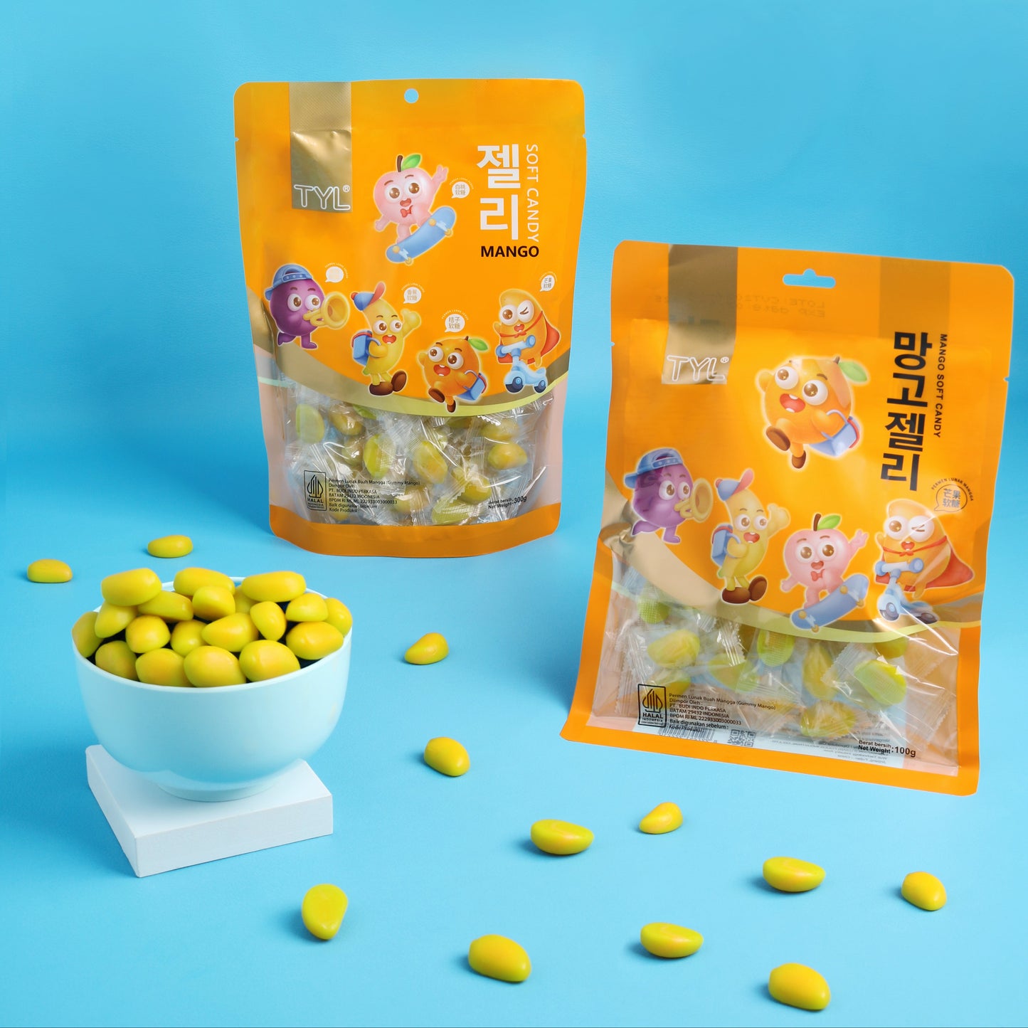 TYL Soft Candy Mango in 100gr/ 300gr