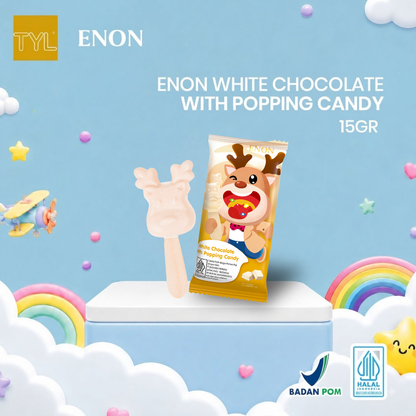 ENON White Chocolate with Popping Candy 15GR
