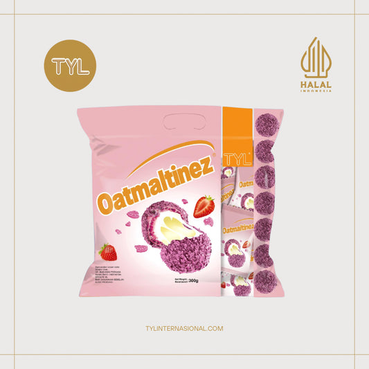 TYL Oatmaltinez Strawberry Biscuit Crumbs with Cream 300gr