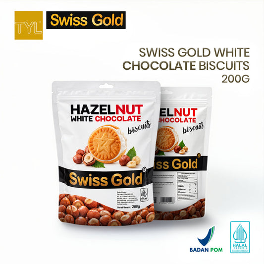 Hazelnut White Chocolate Biscuits 200GR