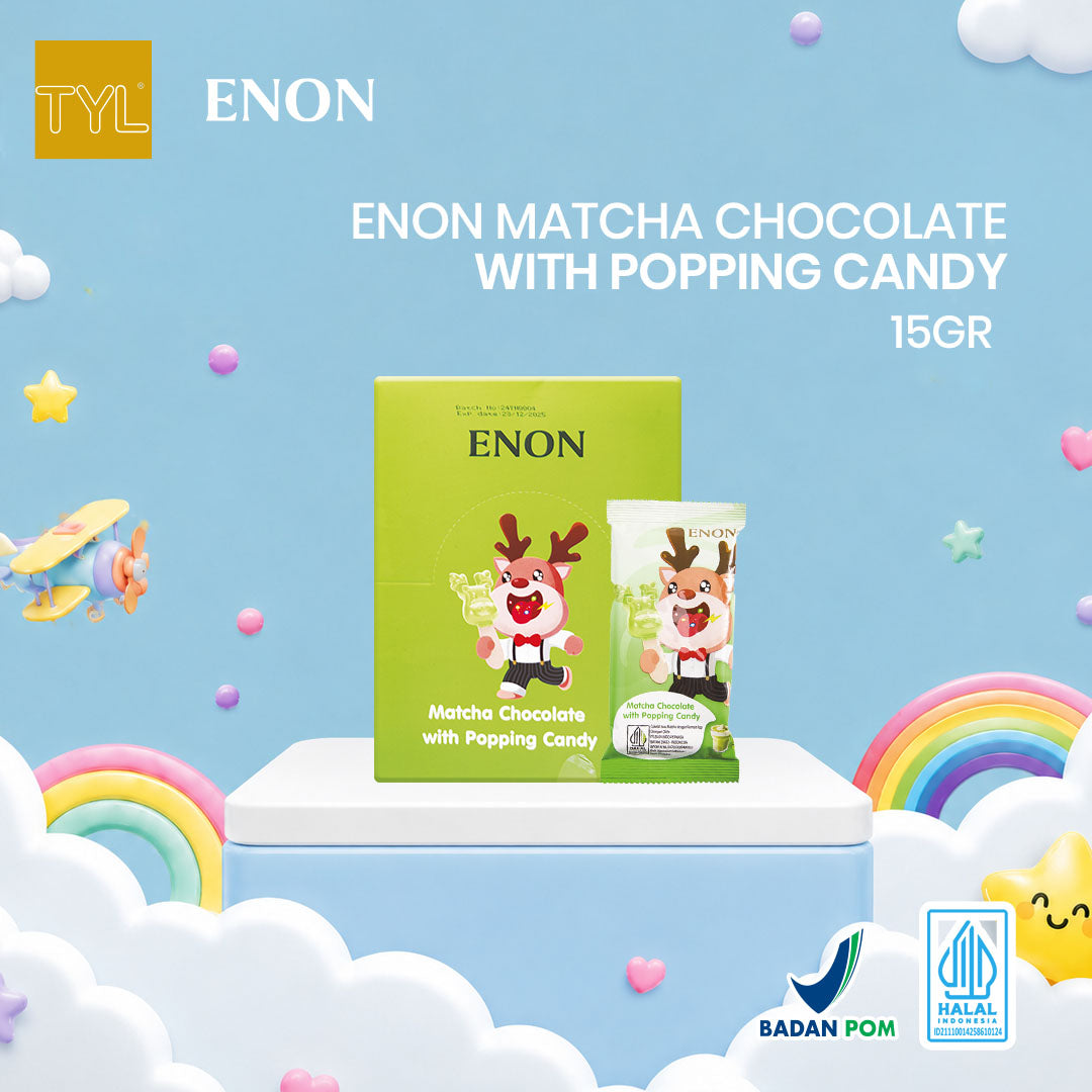 ENON Matcha Chocolate with Popping Candy 15GR