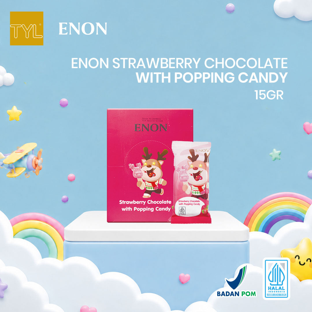 ENON Strawberry Chocolate with Popping Candy 15GR