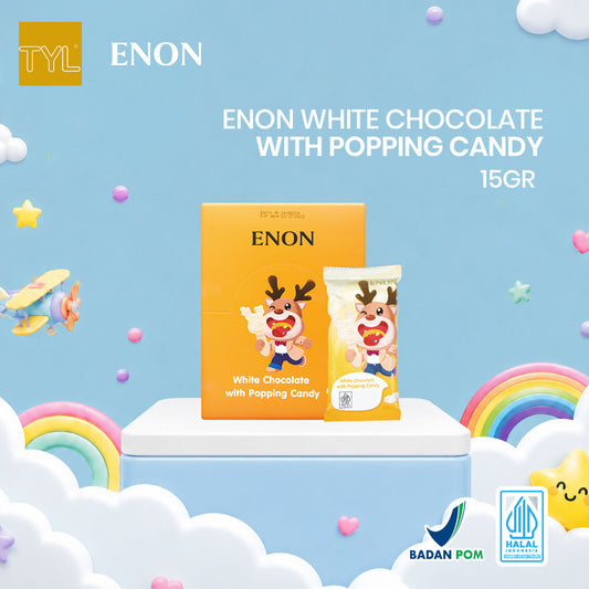 ENON White Chocolate with Popping Candy 15GR
